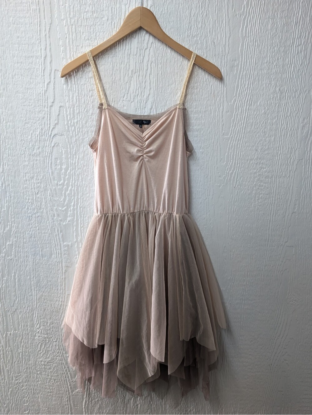 Anthro Ryu Lace Tulle Tutu Dress Fairycore Romantic Whimsical Ethereal Size S